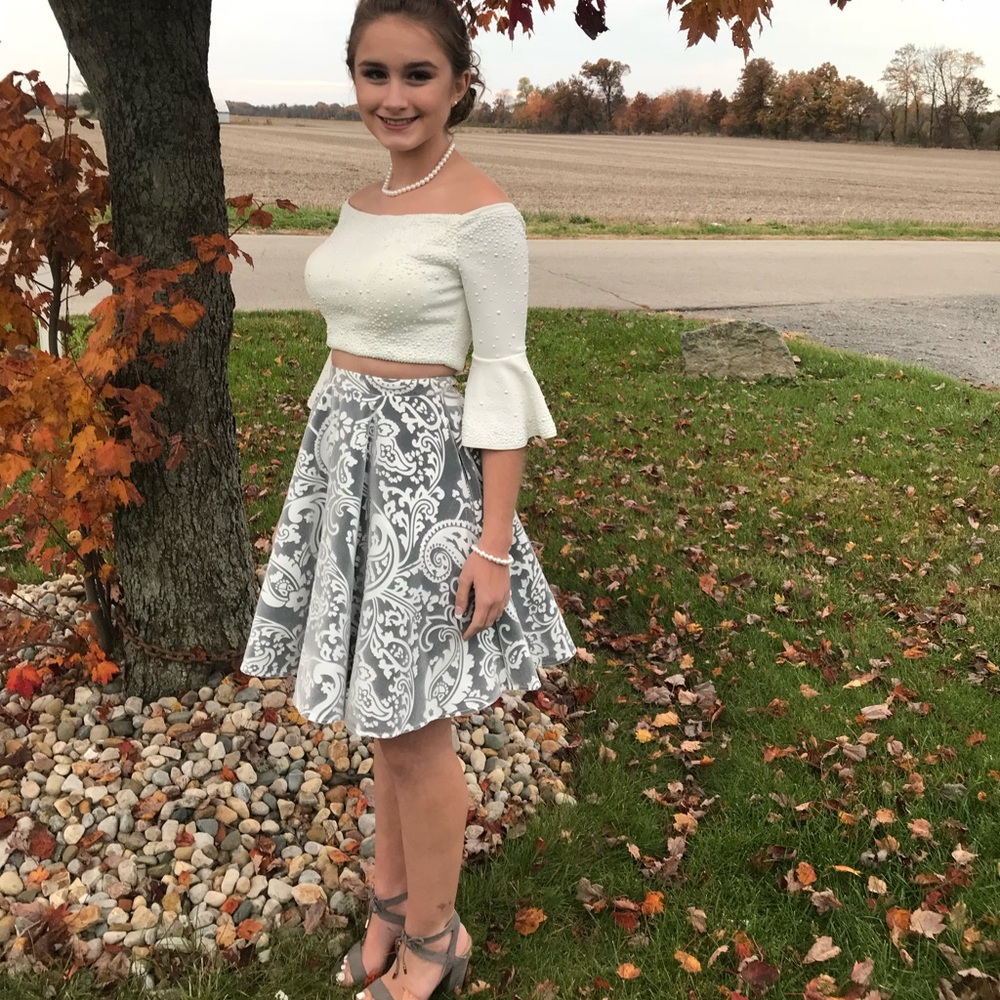 Tiffany Two piece Homecoming dress